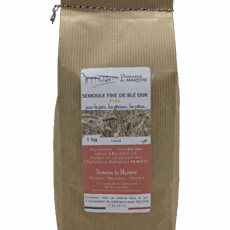 Sachet de semoule fine de blé dur 1 kg
