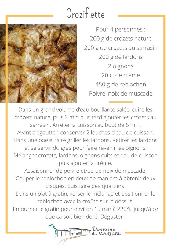 Recette de la croziflette